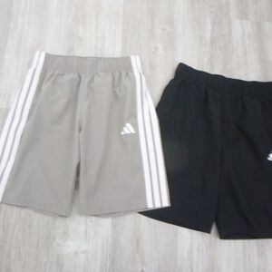 2 PAIR BOYS ADIDAS SHORTS size L 14/16
